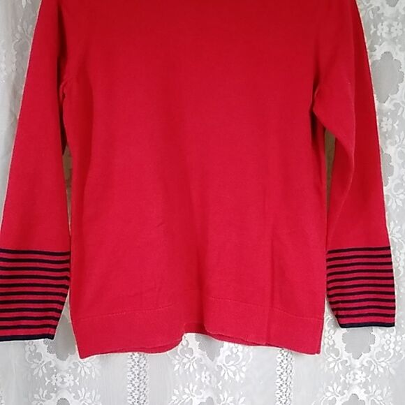 NAUTICA RED AND BLACK WOMEN'S TOP BLOUSE SIZE XL - Picture 2 of 11